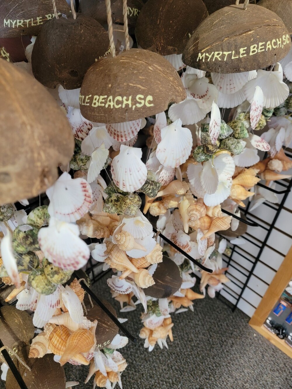 1pc Shell Wind Chime - Coconut & Mixed Seashells